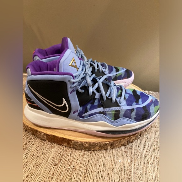 Nike‎ Kyrie Infinity Aluminum Blue Sneakers, Size 8.5 CZ0204-400 - Picture 1 of 11